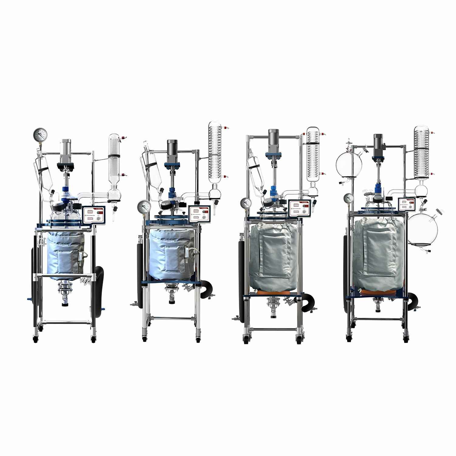 Jacketed Glass Reactor (with Accessories)