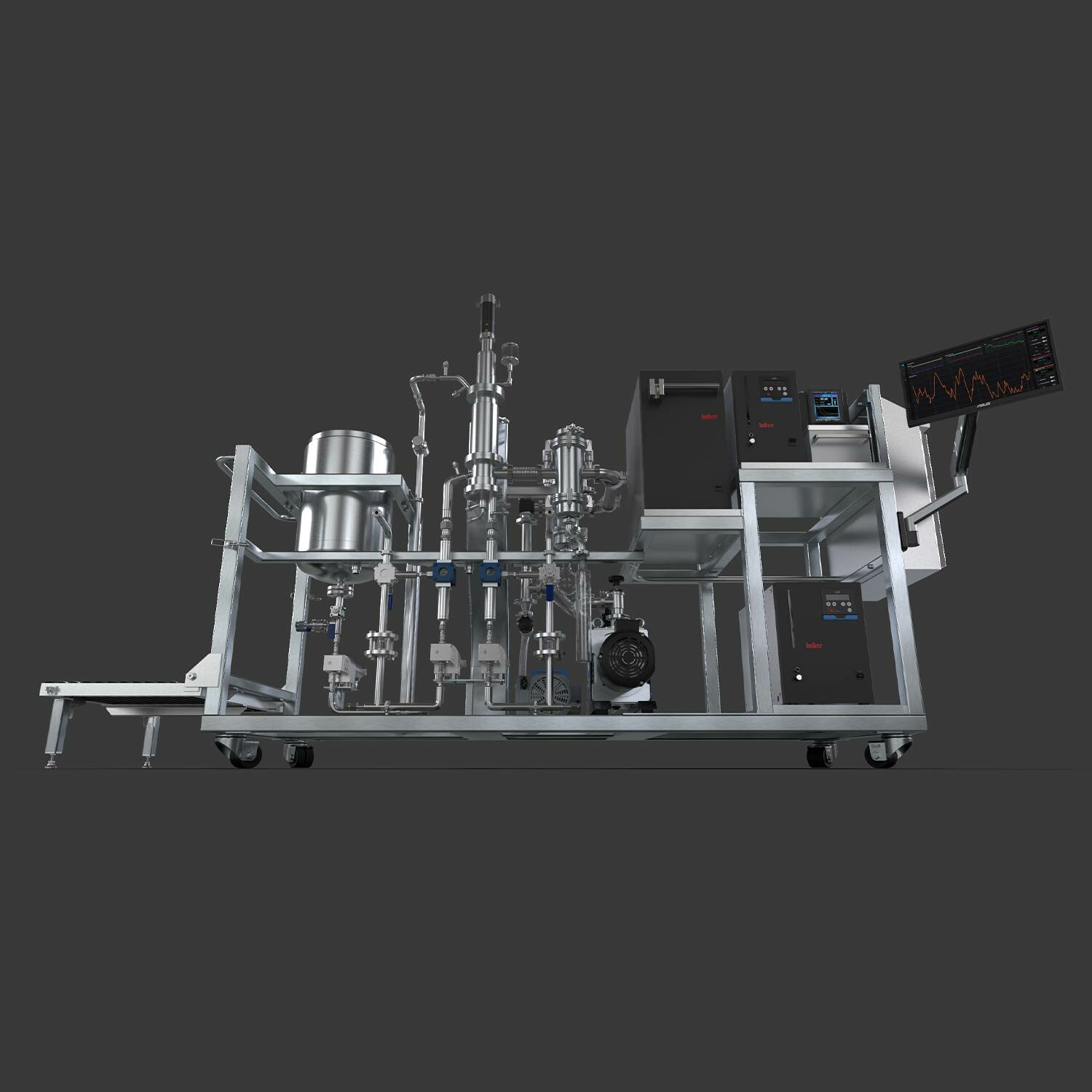 CannaBeast® 13 Thin Film Distillation System, Single Stage, 0.13m2-1