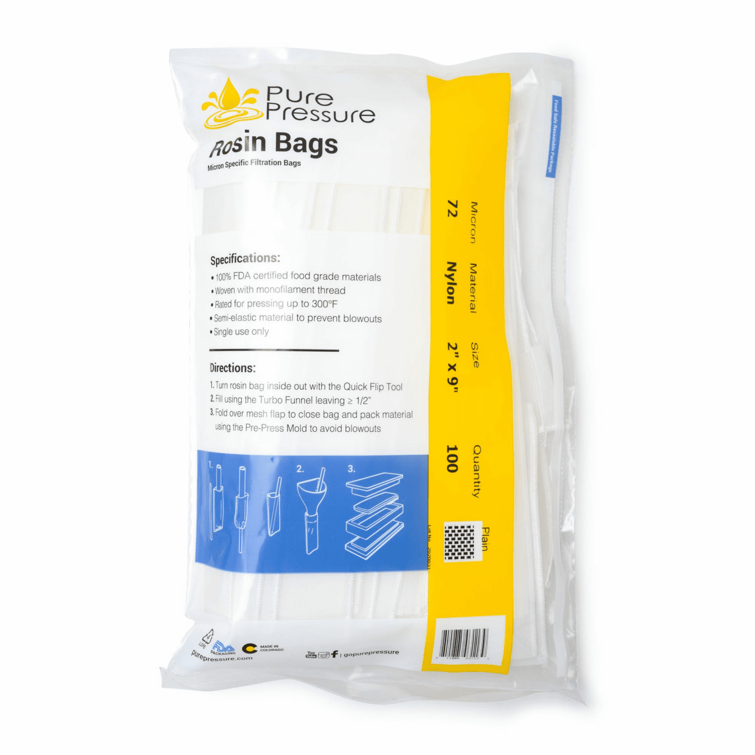 Food Grade Nylon Mesh Rosin Filter Bags-4