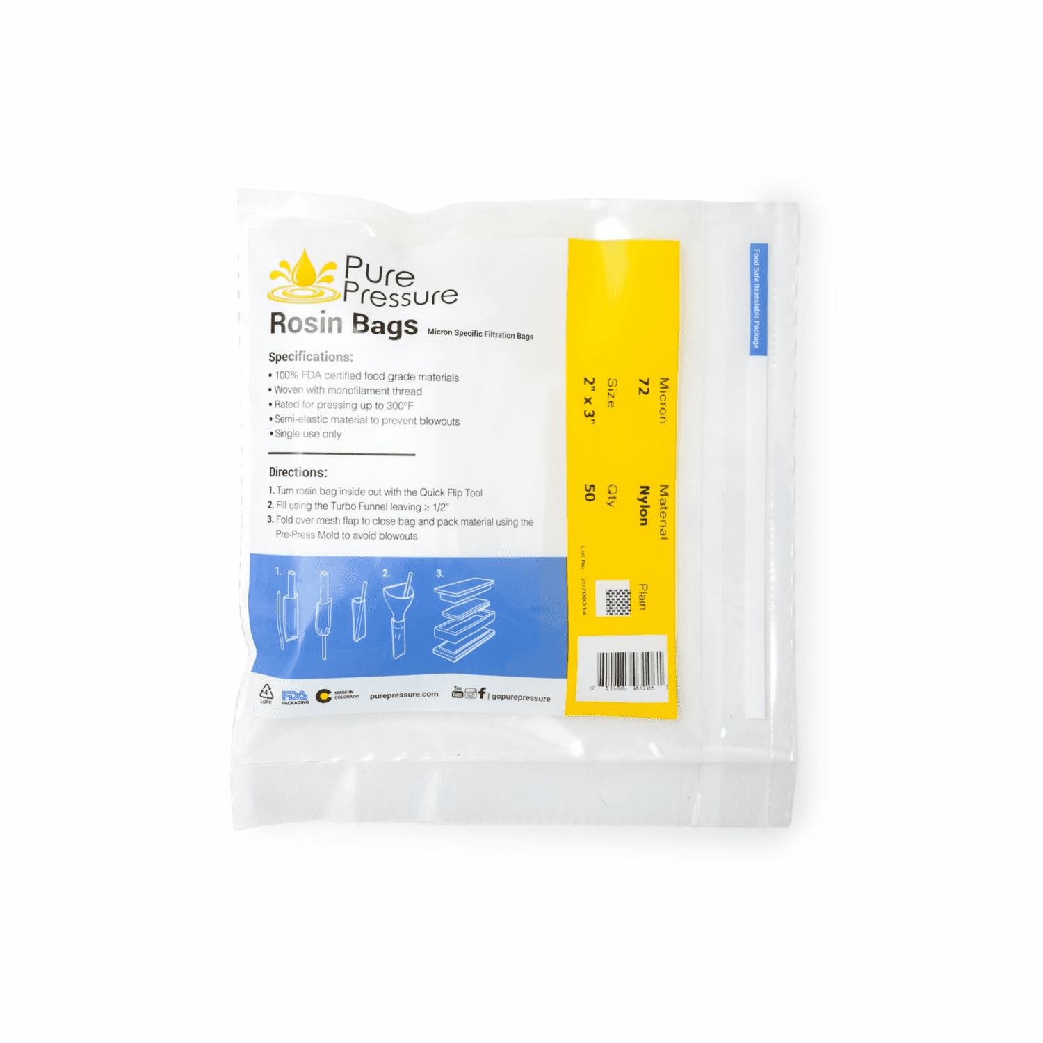 Food Grade Nylon Mesh Rosin Filter Bags-1