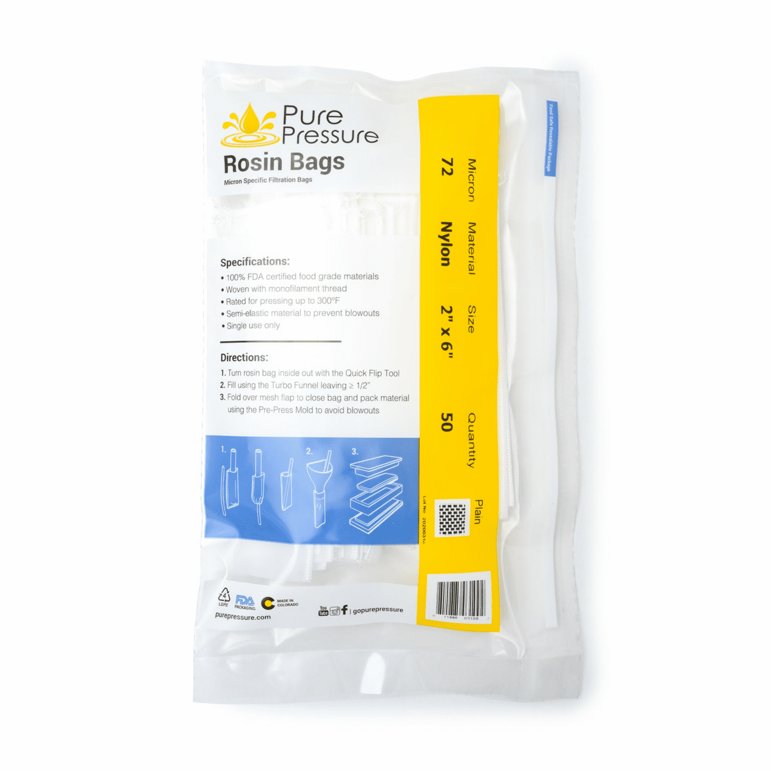 Food Grade Nylon Mesh Rosin Filter Bags-3