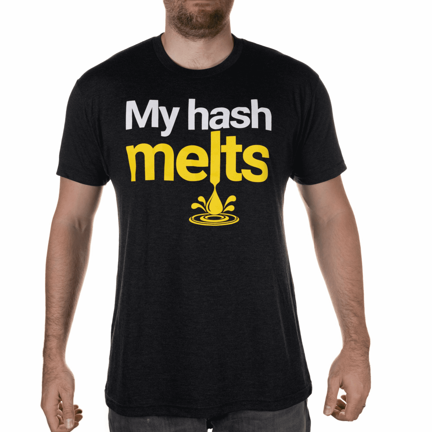 My Hash Melts Tri Blend T-Shirt-1