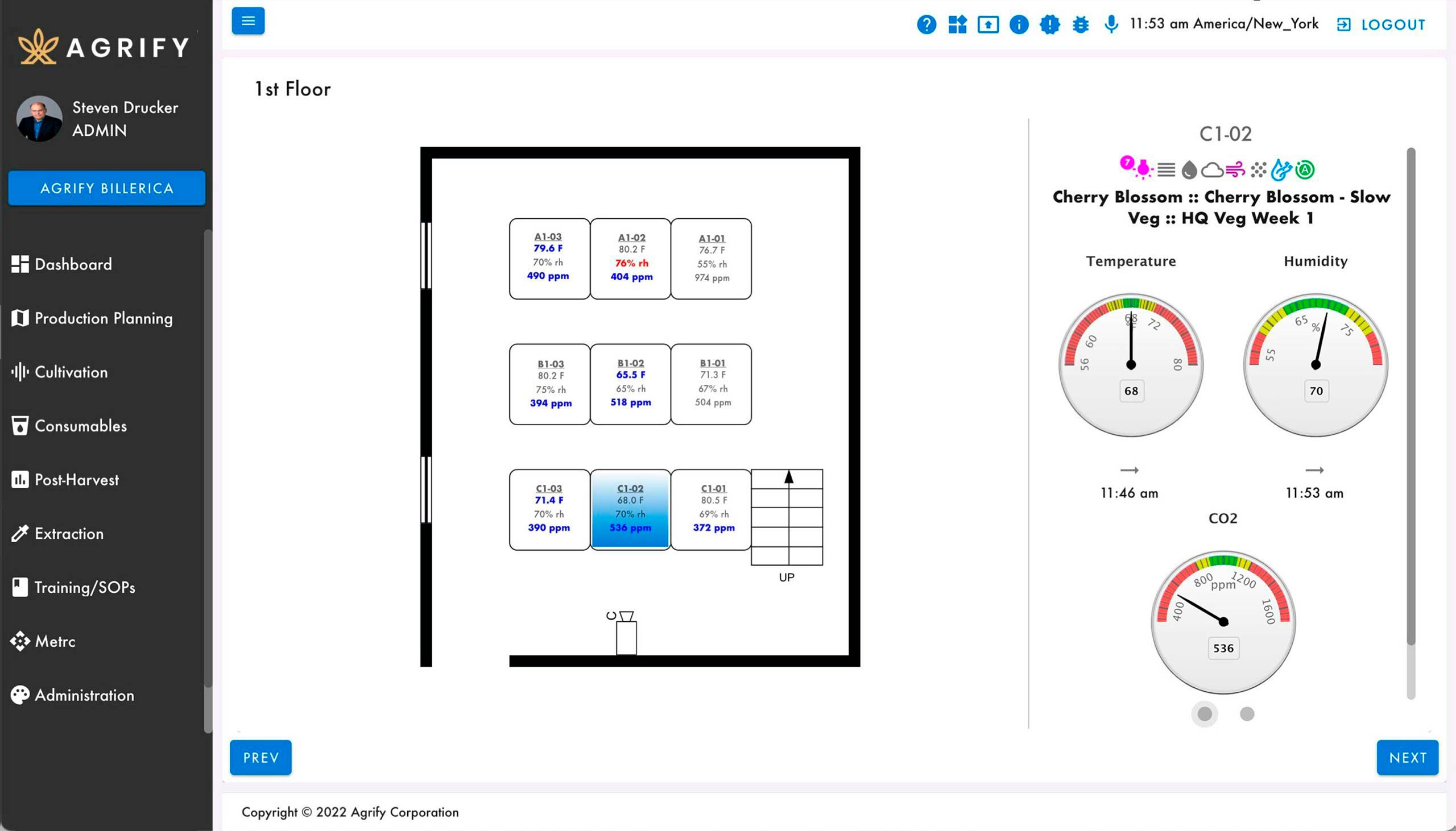 Agrify's tightly-integrated platform of VFUs 